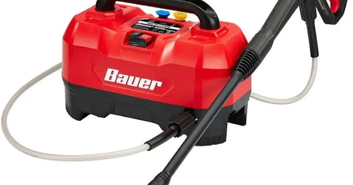Bauer 1800 PSI Portable Electric Pressure Washer 70139 Review - AI ...