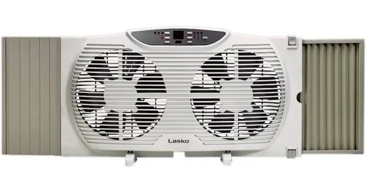 Lasko Reversible Twin Window Fan with Remote Review - AI Analysis | RevYou